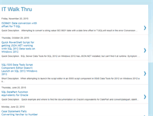 Tablet Screenshot of itwalkthru.com